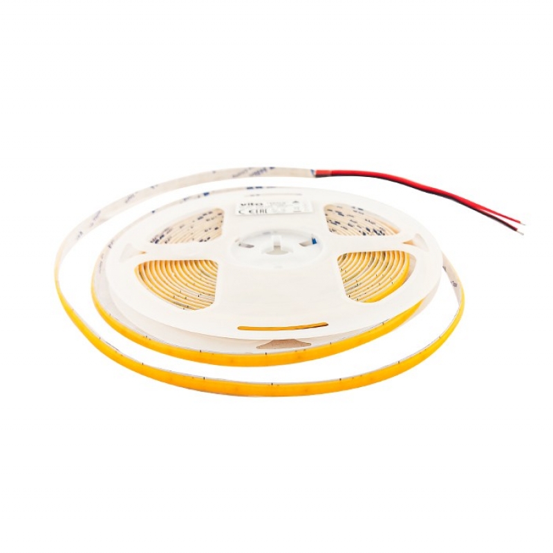 COB LED ЛЕНТА LEDStrip+ 24V 320xCOB 12W/m 3000K 1320Lm/m 3M 5mm IP20 5m ролка Дължина на рязане 5см 5541000 VITO LED ленти профили и аксесоари