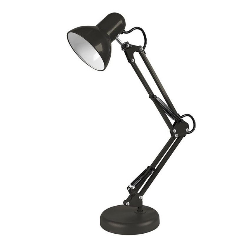 HOME&OFFICE DESK LAMP PIXXAR E27 BLACK METAL BASE+CLAMP WITHOUT BULB 5301660 VITO LED крушки