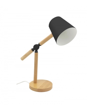 HOME&OFFICE DESK LAMP PINOCCHIO E27 BLACK WOOD BASE WITHOUT BULB 5301640 VITO LED крушки