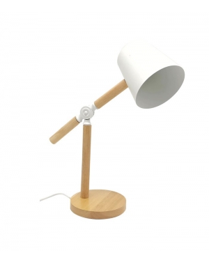 HOME&OFFICE DESK LAMP PINOCCHIO E27 WHITE WOOD BASE WITHOUT BULB 5301650 VITO LED крушки