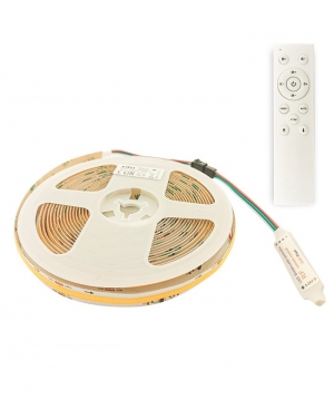 COB LED ЛЕНТА LEDStrip+ 24V 360xCOB IC 12W/m 6500K 1200Lm/m 3M 10mm IP20 5m ролка Дължина на рязане 8.33см 5541110 VITO LED ленти профили и аксесоари