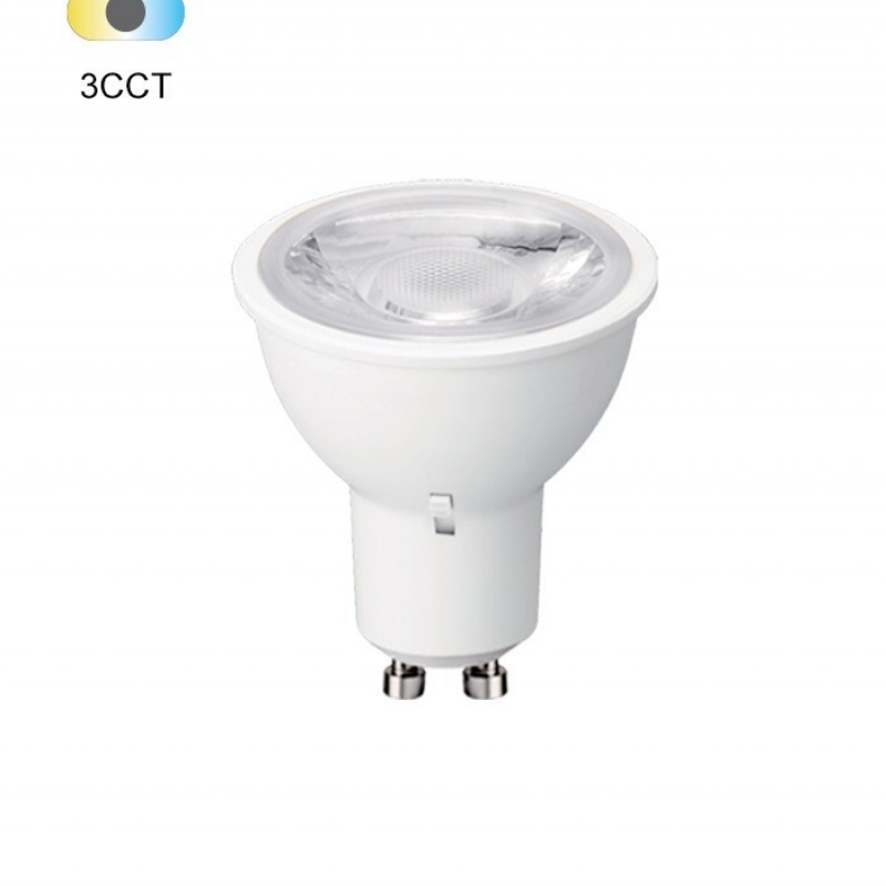 LED BULB ADVANCE-PRO PAR16 GU10 6W 3CCT (2700K/4000K/6400K) 660Lm 38° WHITE 1519920 VITO LED крушки