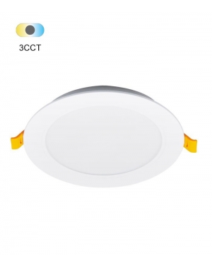 RECESSED LED PANEL HELEN 5W 3CCT (3000K/4000K/6000K) 525Lm CUT-HOLE Ø75MM IP54 ROUND 2027495 VITO LED панели