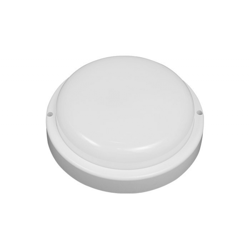 PLASTIC LED BULKHEAD LUCY-BR 12W 4000K 1320Lm 155x50MM IP65 WHITE PC 3401240 VITO LED осветление