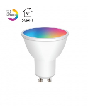 SMART LED BULB SAGA PRO PAR16 GU10 5W RGB+3CCT(2700K/4000K/6400K) 475Lm 120° WIFI TUYA 1519910 VITO LED крушки