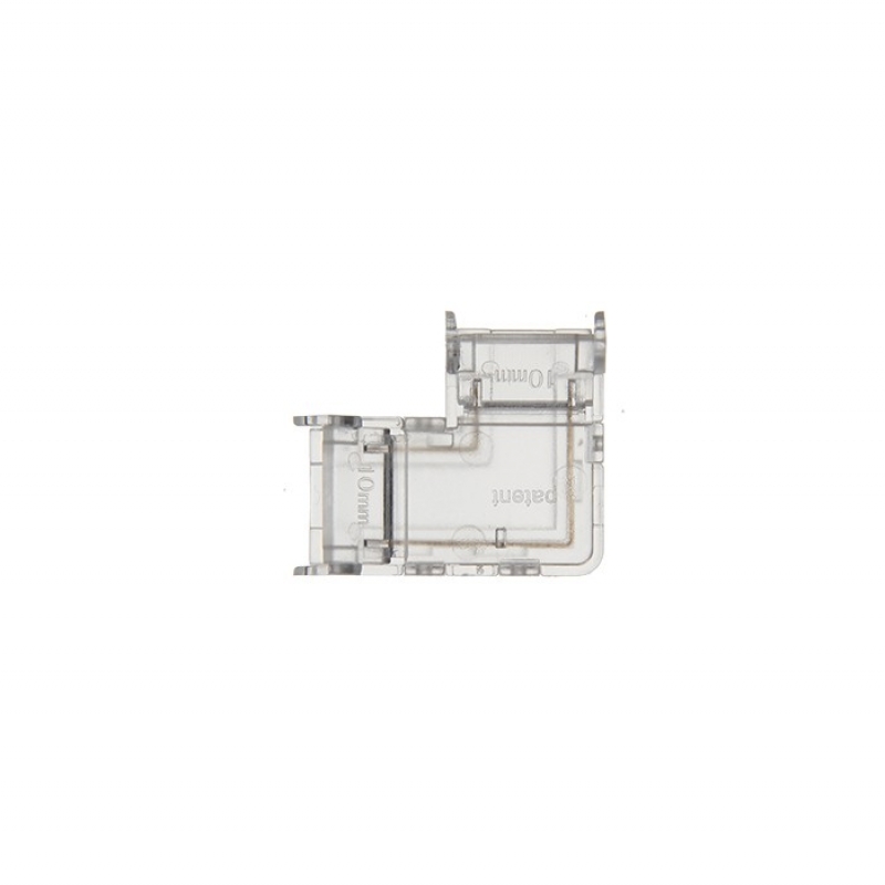 КОНЕКТОР ЗА SMD И COB LED ЛЕНТА CONMS10 10MM-ЕДИНИЧЕН L ФОРМА, ПРОЗРАЧЕН 2БР/ПЛИК 5520333 VITO LED ленти профили и аксесоари