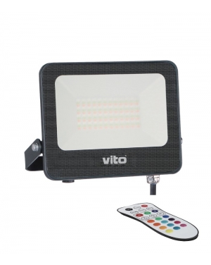LED ПРОЖЕКТОР SAVA 50W RGBW 5000Lm IP65 IK08 3022615 VITO LED осветление