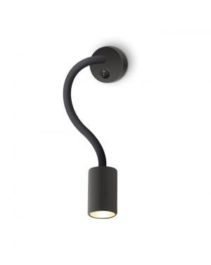 LED СТЕНЕН ОСВЕТИТЕЛ FELIX-A 4W 4000K 280Lm ø60*380MM ЧЕРЕН 2103490 VITO LED осветление