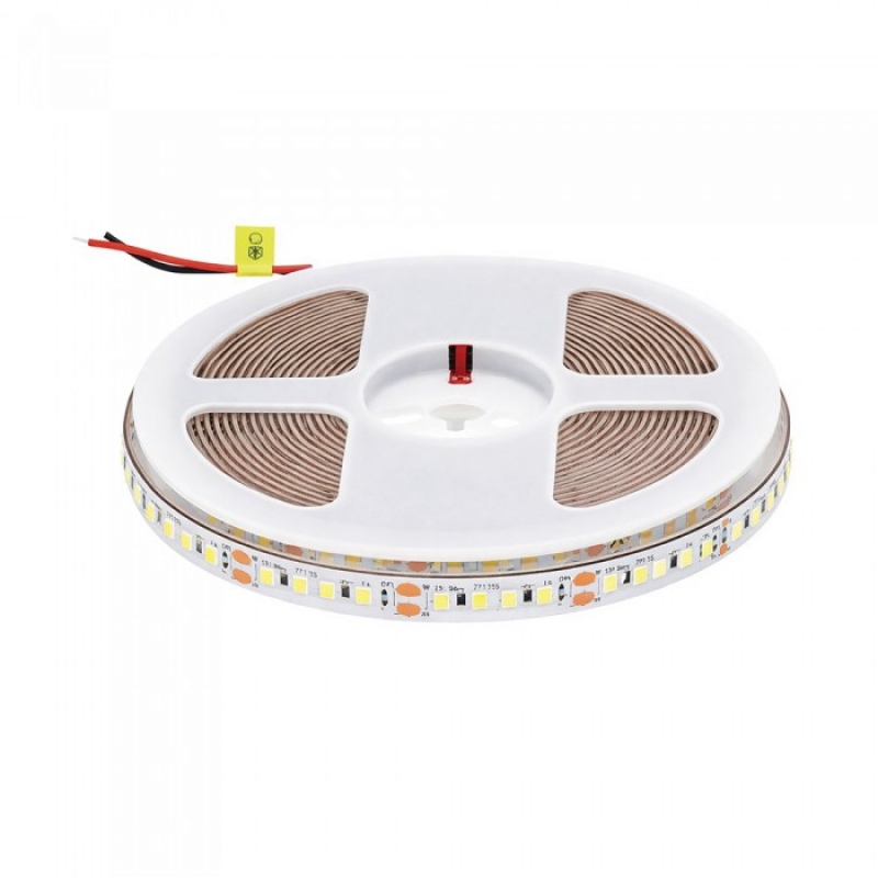 HIGH LUMEN LED ЛЕНТА LEDStrip+ 24V 72x2835 6W/m ролка Дължина на рязане 5.55cm 3000K 1020 lm/m 3M ЛЕПЕНКА 8 mm IP20 5m РОЛКА 554 LED ленти профили и аксесоари