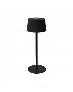 ПРЕЗАРЕЖДАЕМА LED НАСТОЛНА ЛАМПА AURORA 3W 3000K ЧЕРНА 3XDIM 5V-USB LI-ION БАТЕРИЯ IP44 5301820 VITO LED осветление