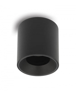 СПОТ ОСВЕТИТЕЛНО ТЯЛО ЗА ВЪНШЕН МОНТАЖ OLA S11 GU10 Φ85x81mm ЧЕРНО & ЧЕРНО 2012650 VITO LED осветление