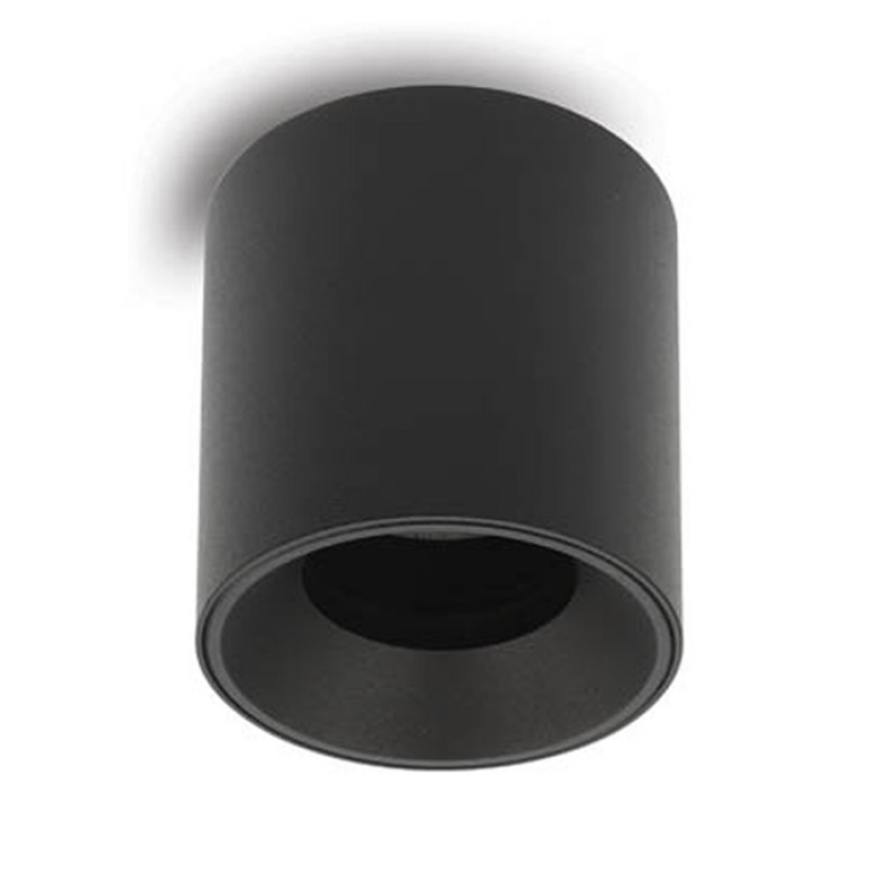 СПОТ ОСВЕТИТЕЛНО ТЯЛО ЗА ВЪНШЕН МОНТАЖ OLA S11 GU10 Φ85x81mm ЧЕРНО & ЧЕРНО 2012650 VITO LED осветление