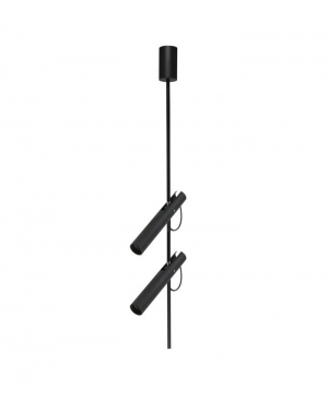 SPOT LIGHT FIXTURE SURFACE MOUNTED CLIMBER-2 φ45*H265 2x7W COB 3000K BLACK L1.3M 2102530 VITO LED осветление
