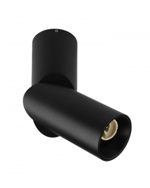 SPOT LIGHT FIXTURE SURFACE MOUNTED HUESCA GU10 ADJUSTABLE ANGLE Ø58X197 BLACK 2102820 VITO LED осветление