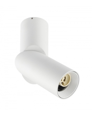 SPOT LIGHT FIXTURE SURFACE MOUNTED HUESCA GU10 ADJUSTABLE ANGLE Ø58X197 WHITE 2102830 VITO LED осветление