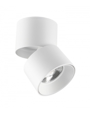 SPOT LIGHT FIXTURE SURFACE MOUNTED LAZY-10 10W 950Lm COB 4000K Ø72X98 WHITE 2102890 VITO LED осветление