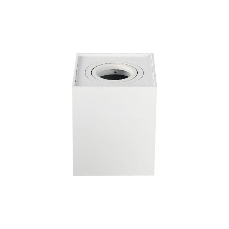 SPOTLIGHT ELDA-1 98X98X125MM GU10 WHITE CEILING SURFACE 2103000 VITO LED осветление