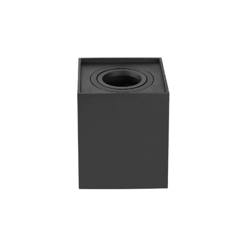 SPOTLIGHT ELDA-1 98X98X125MM GU10 BLACK CEILING SURFACE 2103010 VITO LED осветление
