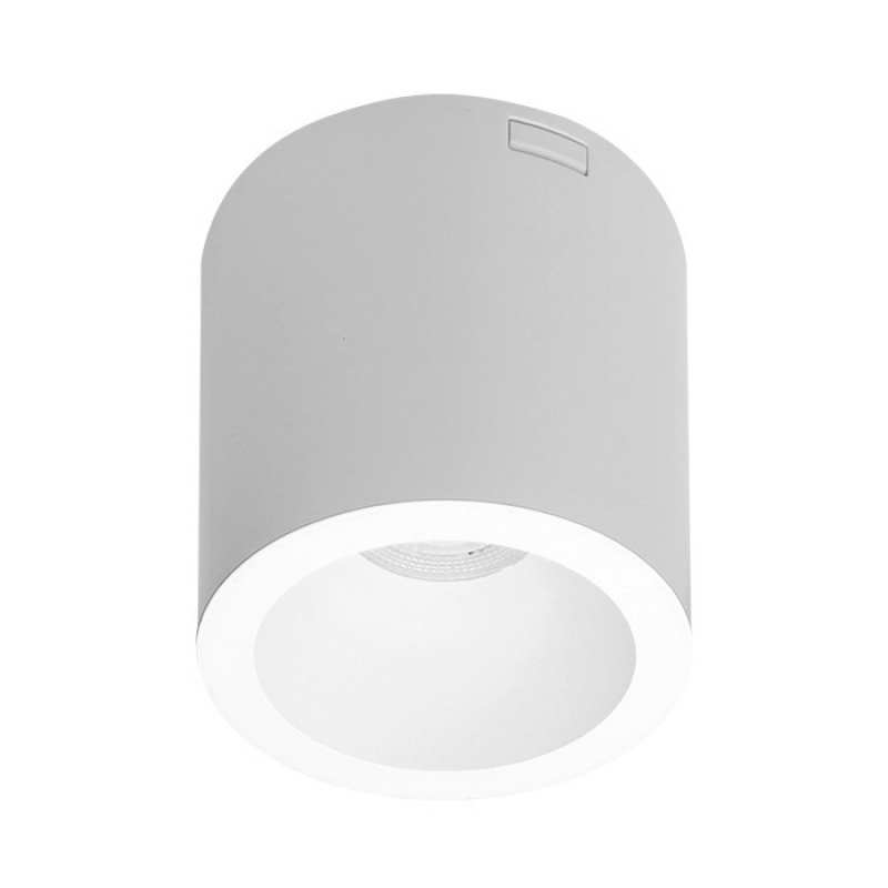 LED CEILING SPOT ORBIS-F 7W 3xCCT (3000K/4200K/6500K) 840Lm 60°-FIXED IP20 Φ9*10CM WHITE 2103150 VITO LED осветление