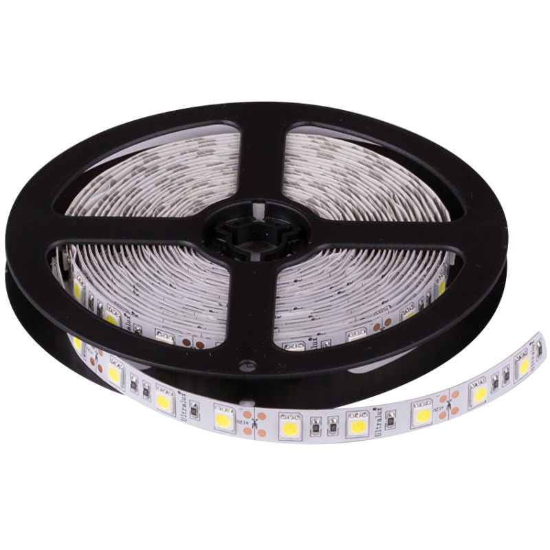 LED лента, 13.5W/m, 3000K, 12V DC, SMD5050, 60 LEDs/m LED лента, 13.5W/m, 3000K, 12V DC, SMD5050, 60 LEDs/m LED ленти профили и аксесоари