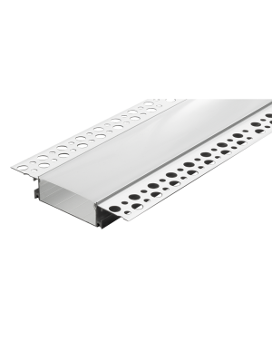 Алуминиев профил за гипсокартон 3m, широк, 46mm LED ленти профили и аксесоари