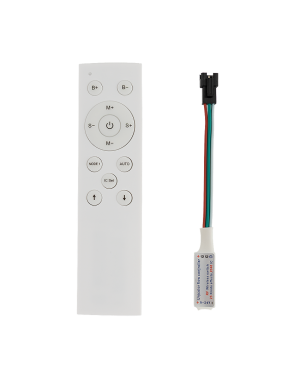 RF Контролер за едноцветна дигитална LED лента 1 порт 12-24V DC IC WS2811 2048 pixels LED ленти профили и аксесоари