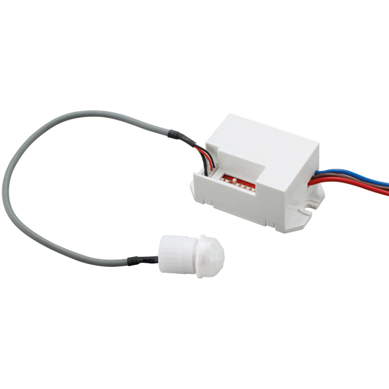 Мини сензор за движение, 12-24V DC, 360°, 6m LED осветление