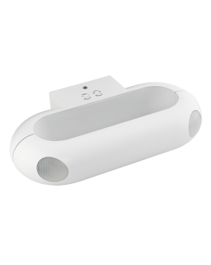 LED лампа с PIR сензор за движение, за стена, бяла, 18W, 4000K, 220-240V AC, IP65 LED осветление
