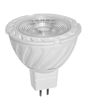 LED лампа луничка 6W, MR16, 2700K, 220-240V AC, топла светлина LED крушки