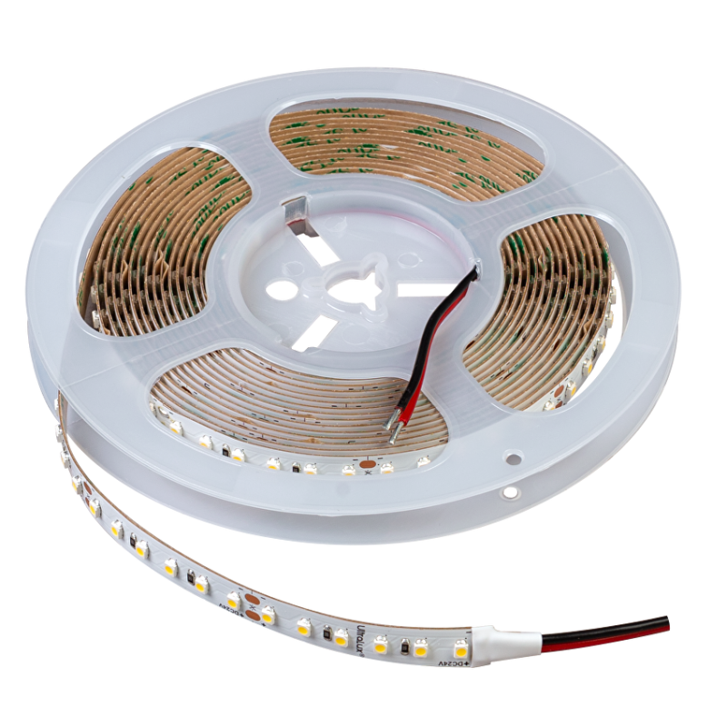 Професионална LED лента 9.6W/m, 4200K, 24V DC, 120 LEDs/m, SMD3528, IP54 LED ленти профили и аксесоари