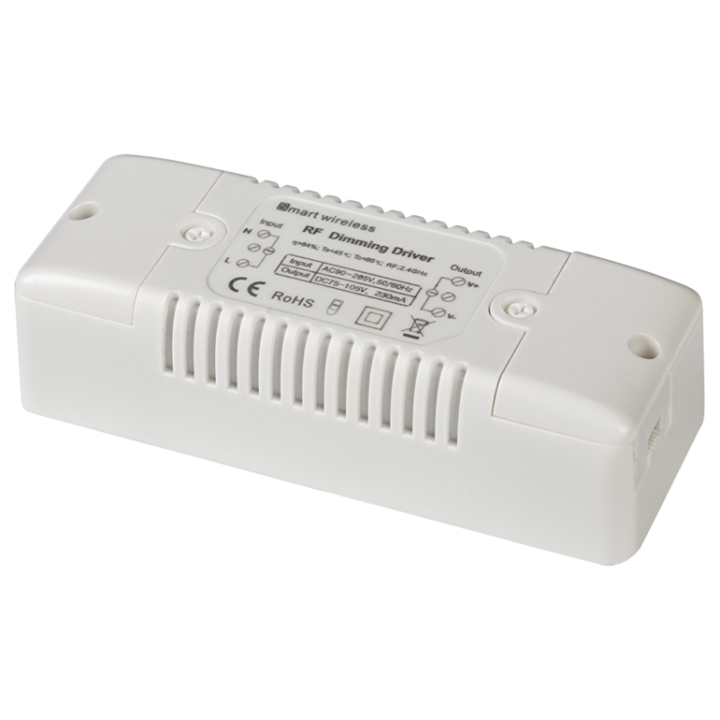 Smart 2.4G RF димиращ драйвер 24W, 230mA, 220-240V AC LED ленти профили и аксесоари