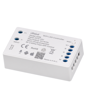 Smart 2.4G RF WIFI контролер за RGBW LED лента 16A, 192W (12VDC), 12-24VDC LED ленти профили и аксесоари
