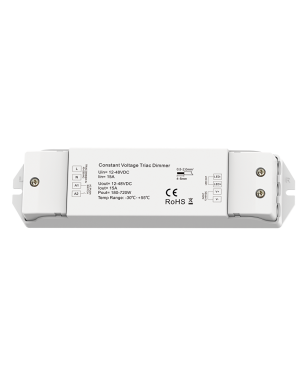 Контролер с TRIAC и PUSH управление 180-720W, 15A, 12-48V DC LED ленти профили и аксесоари