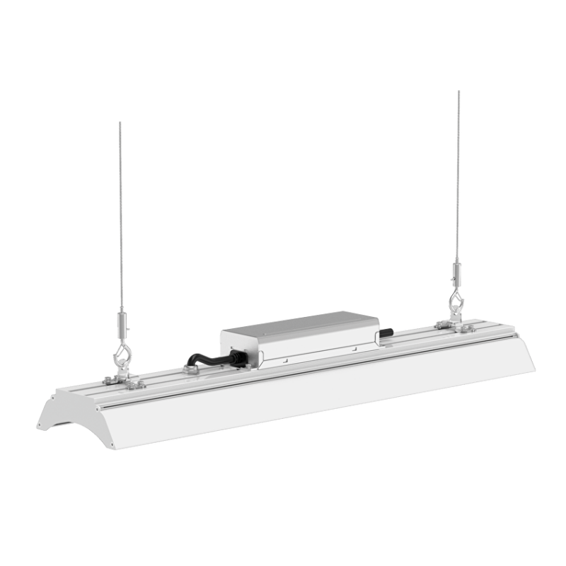 LED линейно индустриално осветително тяло 100W, 100V-277V AC, IP65, Дифузер 2Х25° LED линейно индустриално осветително тяло 100W, 100V-277V AC, IP65, Дифузер 2Х25° LED осветление