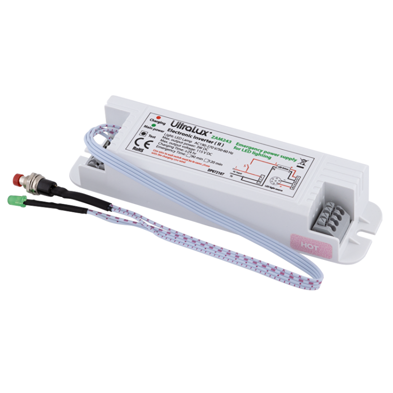 Захранващ авариен модул за LED осветление с батериен блок Li-ion 3.7V, 2600mAh Захранващ авариен модул за LED осветление с батериен блок Li-ion 3.7V, 2600mAh LED осветление