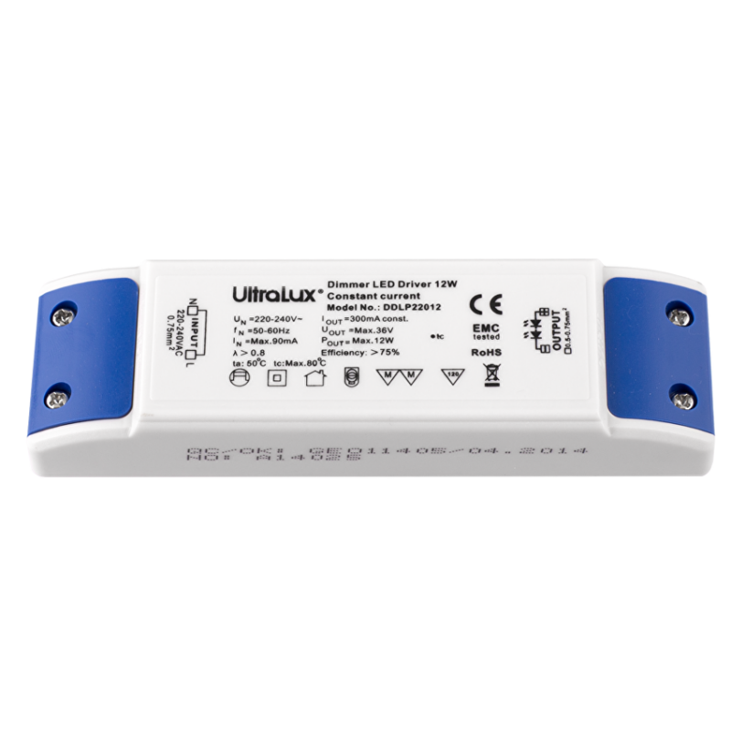 Димиращ TRIAC драйвер за LED осветление 12W/300 mA DC LED ленти профили и аксесоари