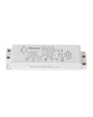 Драйвер, недимиращ за LED осветление, 18W/300mA DC LED ленти профили и аксесоари