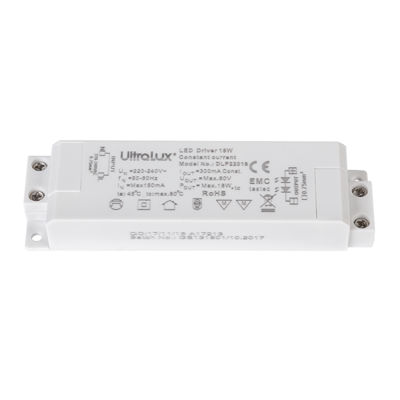 Драйвер, недимиращ за LED осветление, 18W/300mA DC Драйвер, недимиращ за LED осветление, 18W/300mA DC LED ленти профили и аксесоари