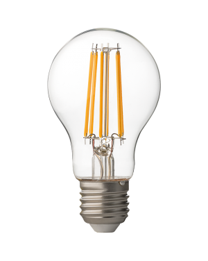 LED filament лампа крушка, димираща, 8W, E27, 4200K, 220-240V AC, неутрална светлина LED крушки