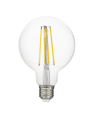 LED filament лампа топка, G95, 12W, E27, 4000K, 230V AC, неутрална светлина LED крушки