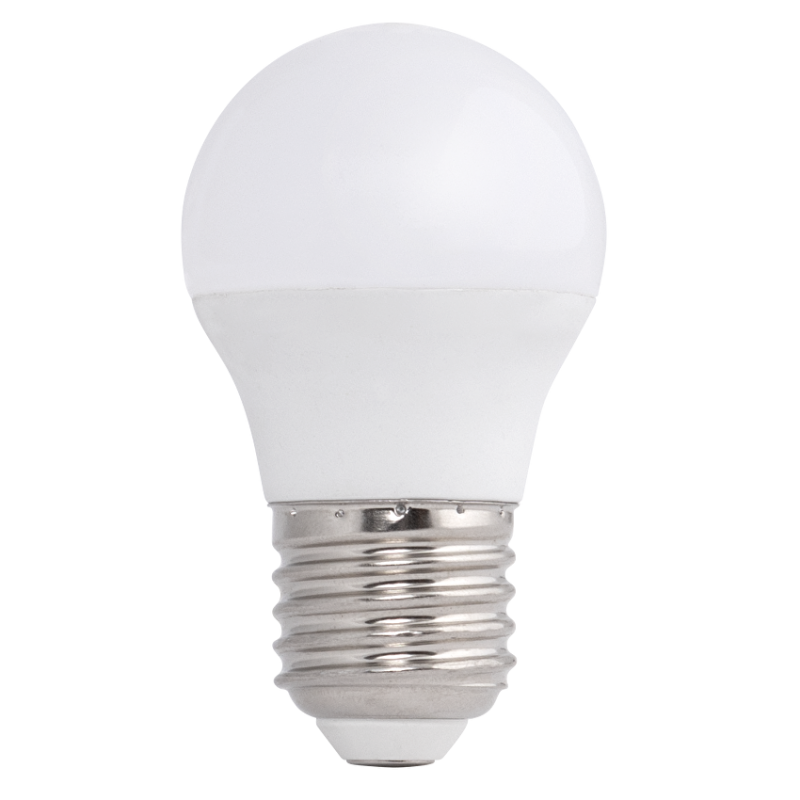 LED лампа топка 5W, E27, 4000K, 220-240V AC, неутрална светлина LED крушки