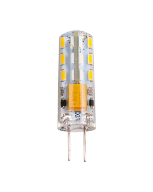 LED лампа 1W, G4, 4000K, 12V DC, неутрална светлина, SMD3014, 1 бр./блистер LED крушки