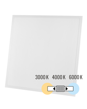 LED панел с ниско ниво на заслепяване UGR<19 600x600 mm, 40W, 3000K/4000K/6000K, 120lm/W, 220V-240V AC, IP44 LED панели