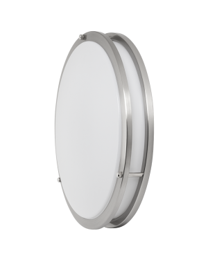 Декоративна LED плафониера 36W, 4200K, сатиниран никел LED осветление
