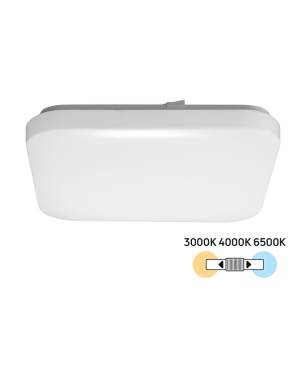 LED Slim CCT плафониера 12W, 3000K/4000K/6500K LED осветление