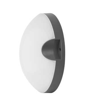 LED плафониера кръг, сива, 11W, 4000K, IP54 LED осветление