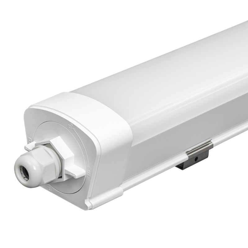LED slim линейно осветително тяло 1.2m, IK08, 36W, 5000K, 220-240V AC, IP65 LED осветление