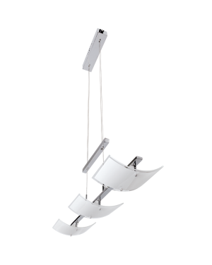 LED осветително тяло, висящо 15W, 2700K, хром, IP20 LED осветление