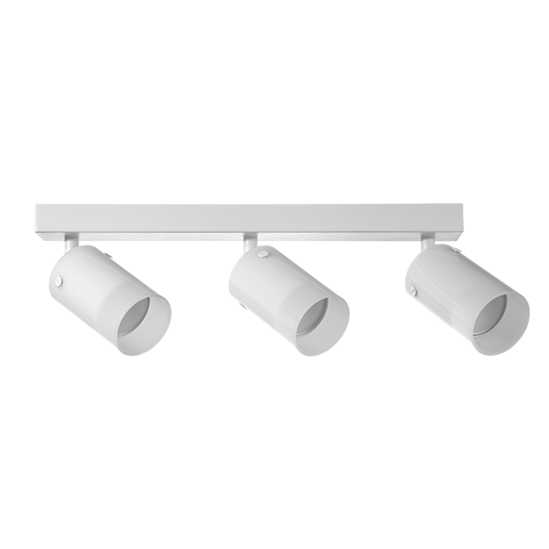 Тяло за таван, стъклено, 3XGU10, 220-240V AC, IP20, бяло LED осветление