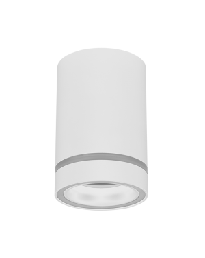 Тяло за открит монтаж на LED модул, кръг, стационарно, бяло, IP20 LED осветление